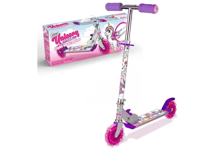 Sparkcykel Unicorn med Lysande Däck