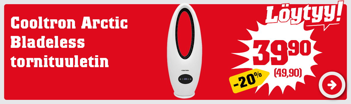 Cooltron bladeless tornituuletin
