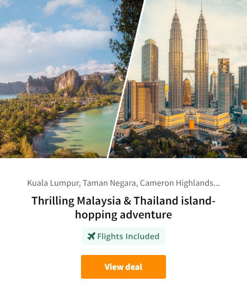 Thrilling Malaysia &amp; Thailand island-hopping adventure