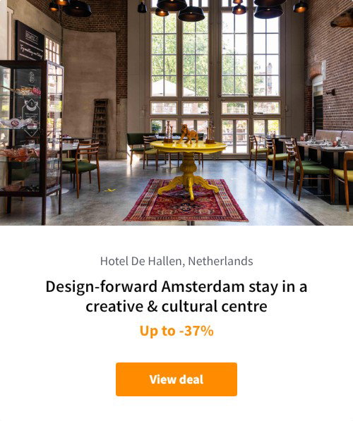 Design-forward Amsterdam stay in a creative &amp; cultural centre