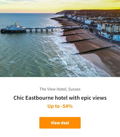 Chic Eastbourne hotel with epic views