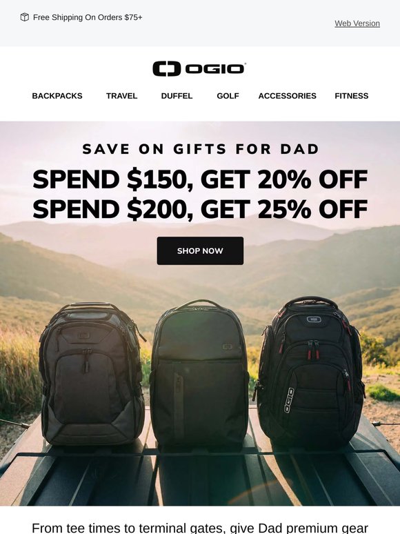 20% Off Gifts For Dad