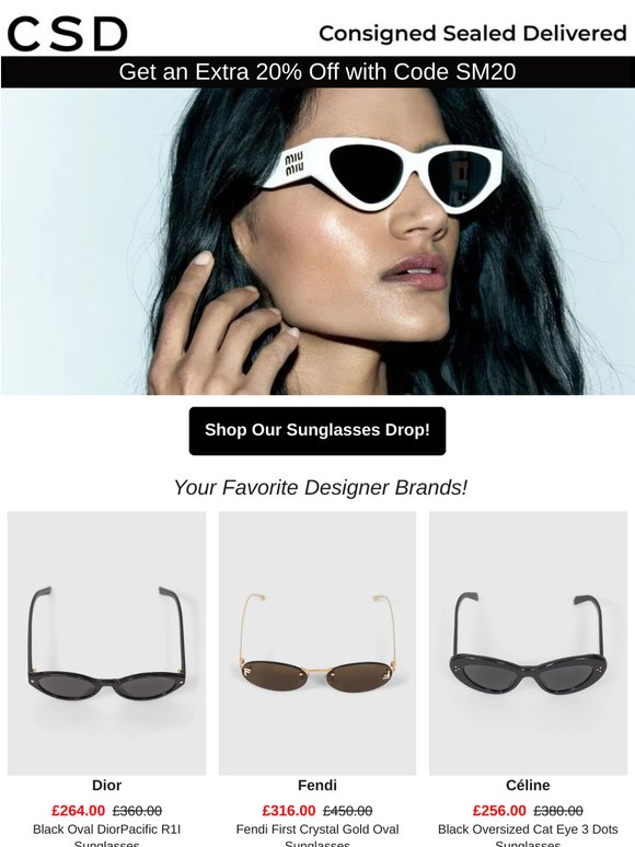 Don't Miss Our Sunglasses Drop!