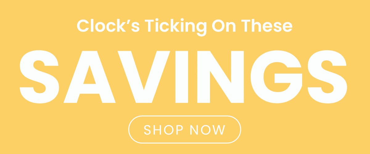 Clock's ticking on these Savings. SHOP CBS DEALS NOW.