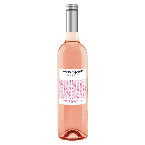 Bottle of Pink Moscato