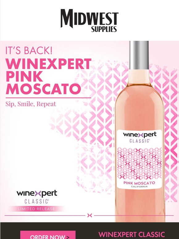 Pink Moscato is Here for Summer 🥂