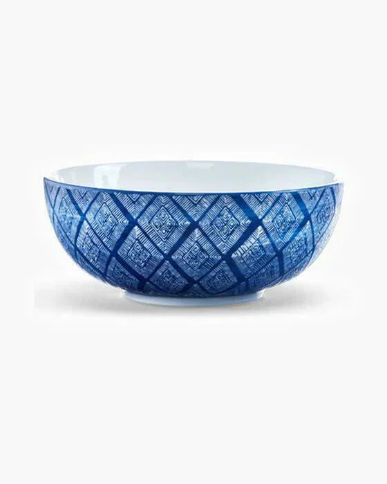 Capri Azzurra Taglio Salad Bowl Blue/White