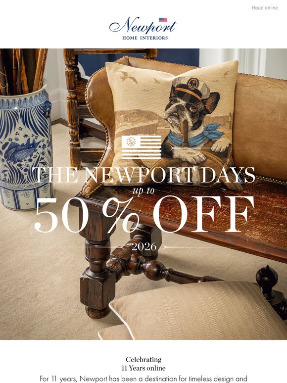 The Newport Days | Up to 50% off Signature Collections