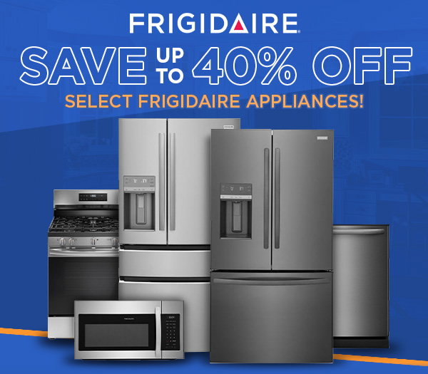 Save up to 60% off select Frigidaire appliances