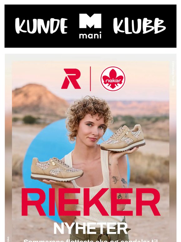 Lekre sko fra Rieker til dame og herre ❤️👡