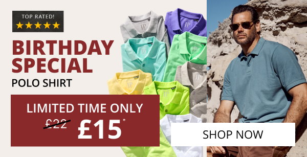 Birthday Special: Poloshirt 15,99€
