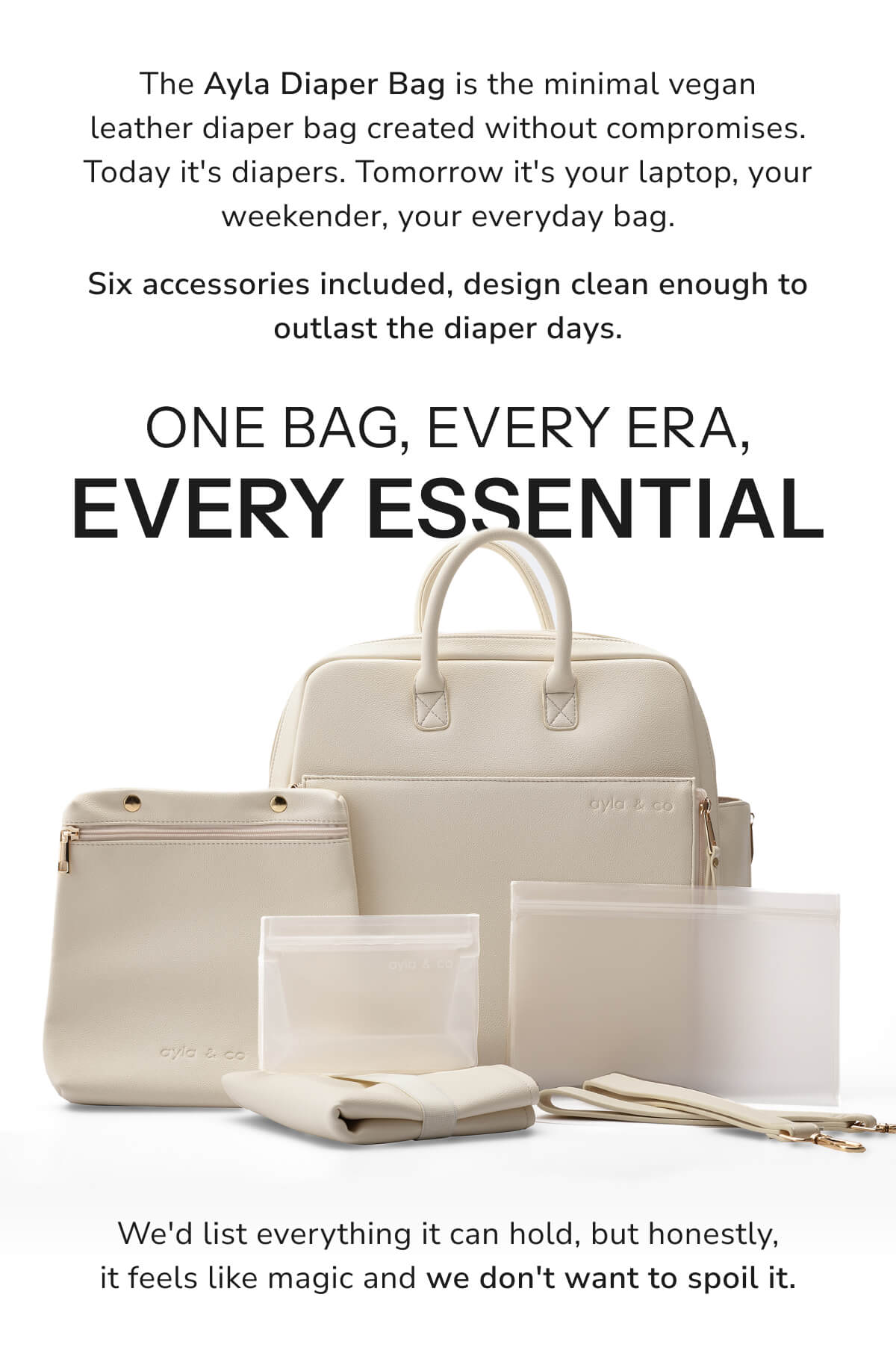 One Bag, Every Era, Every Essential