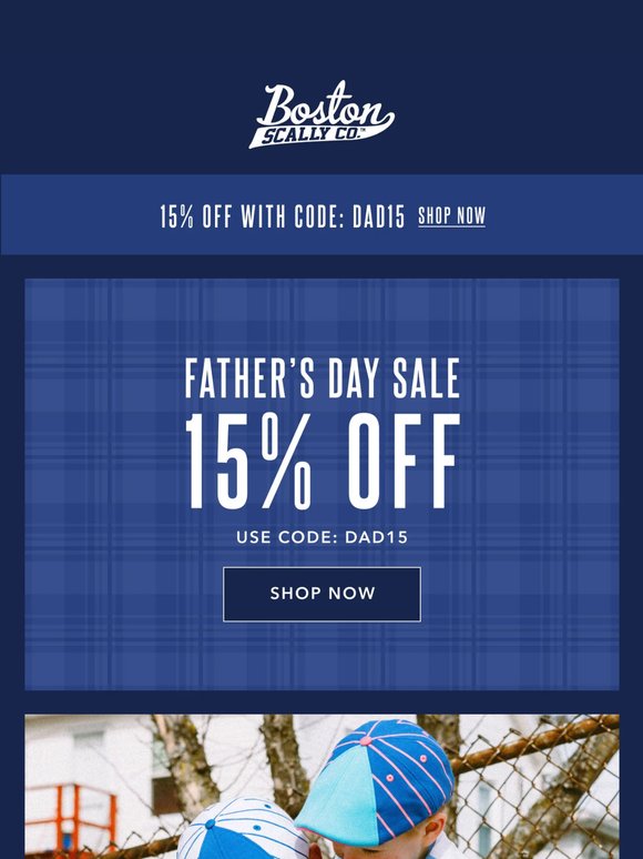 ☀️ Celebrate Dad with 15% OFF! ☀️
