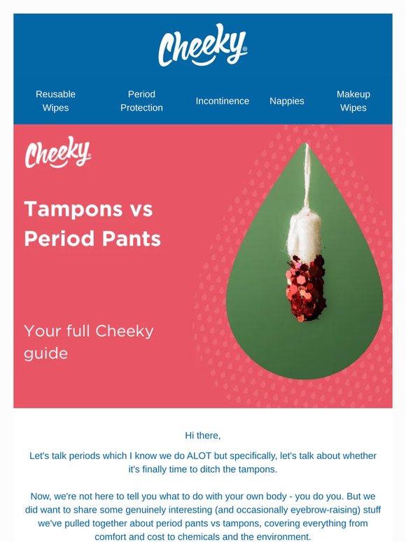 Glyphosate in tampons, 40x the level permitted in drinking water. What?
