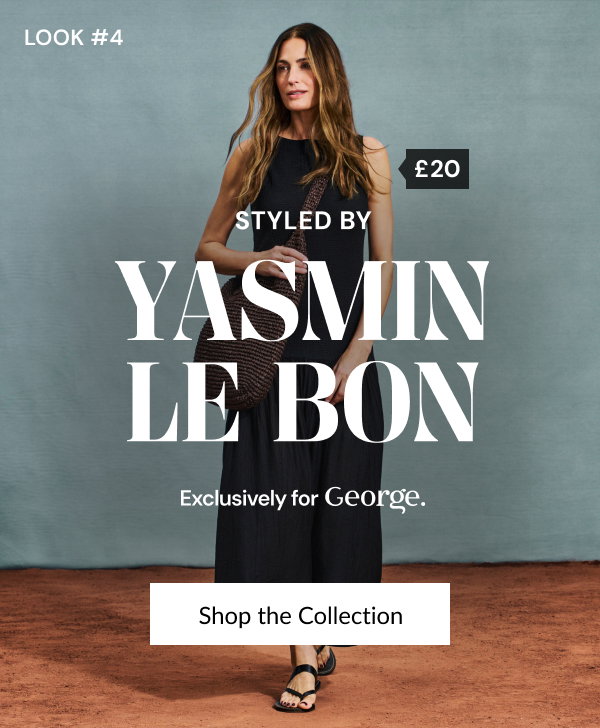 Styled by Yasmin Le Bon. Yasmin Le Bon wearing midi dress.