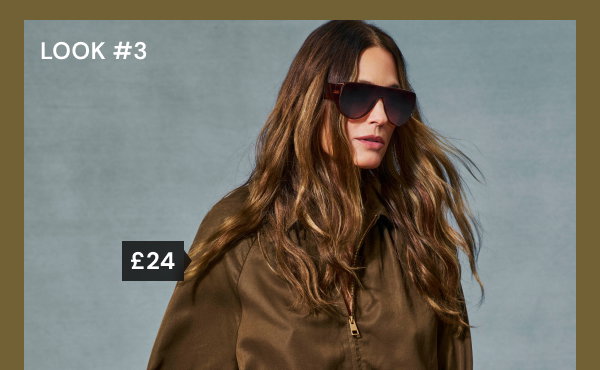 Khaki collared soft bomber jacket £24.