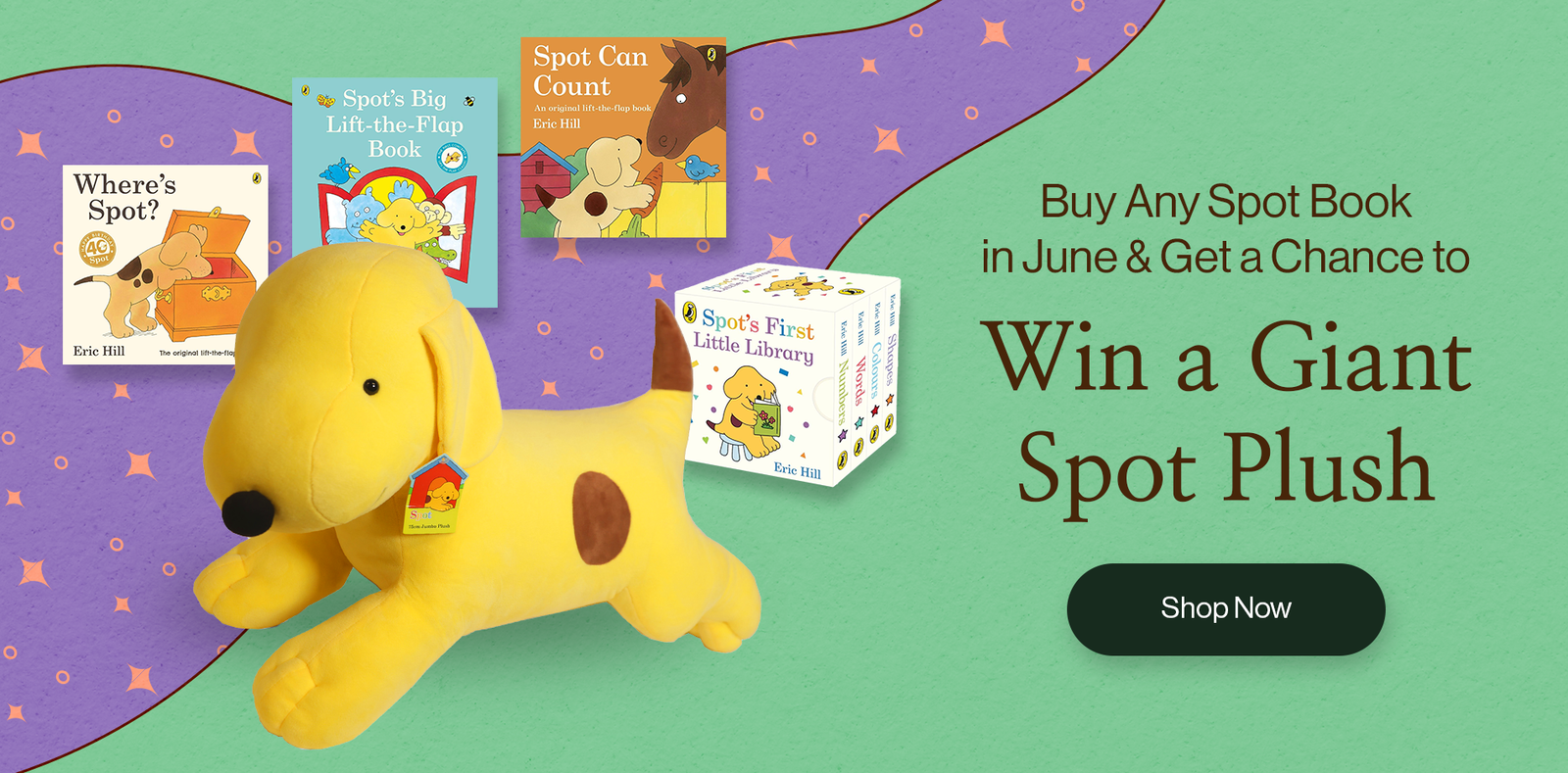 Win a Giant Spot Plush