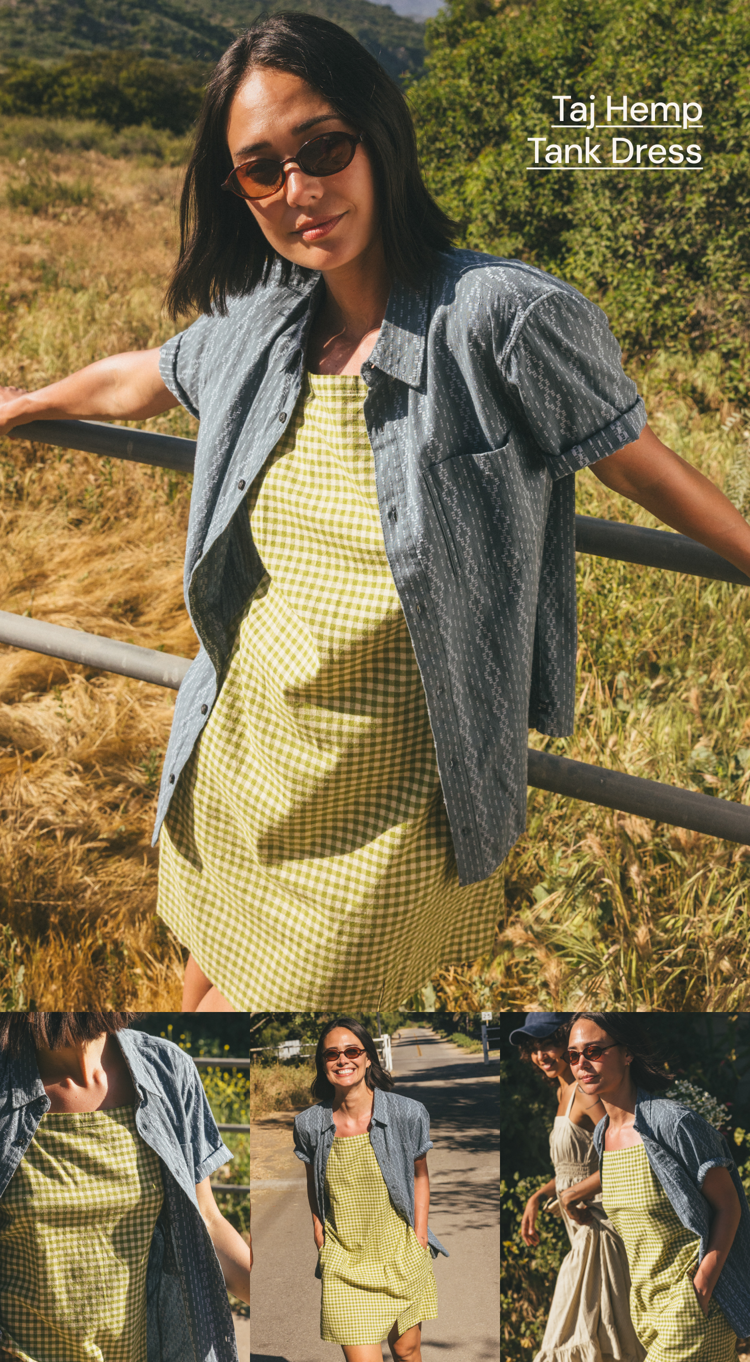 Taj Hemp Tank Dress