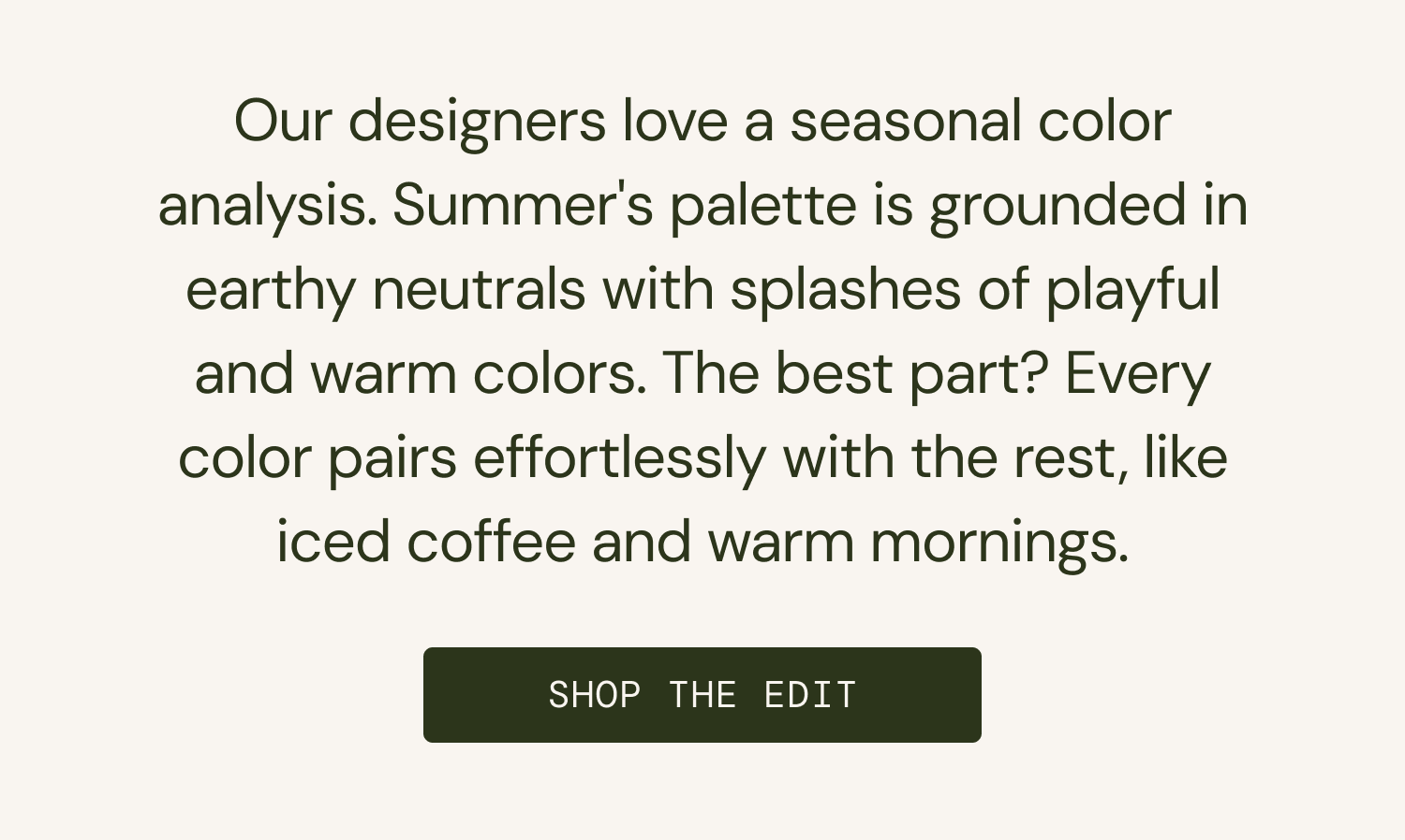 Shop The Edit