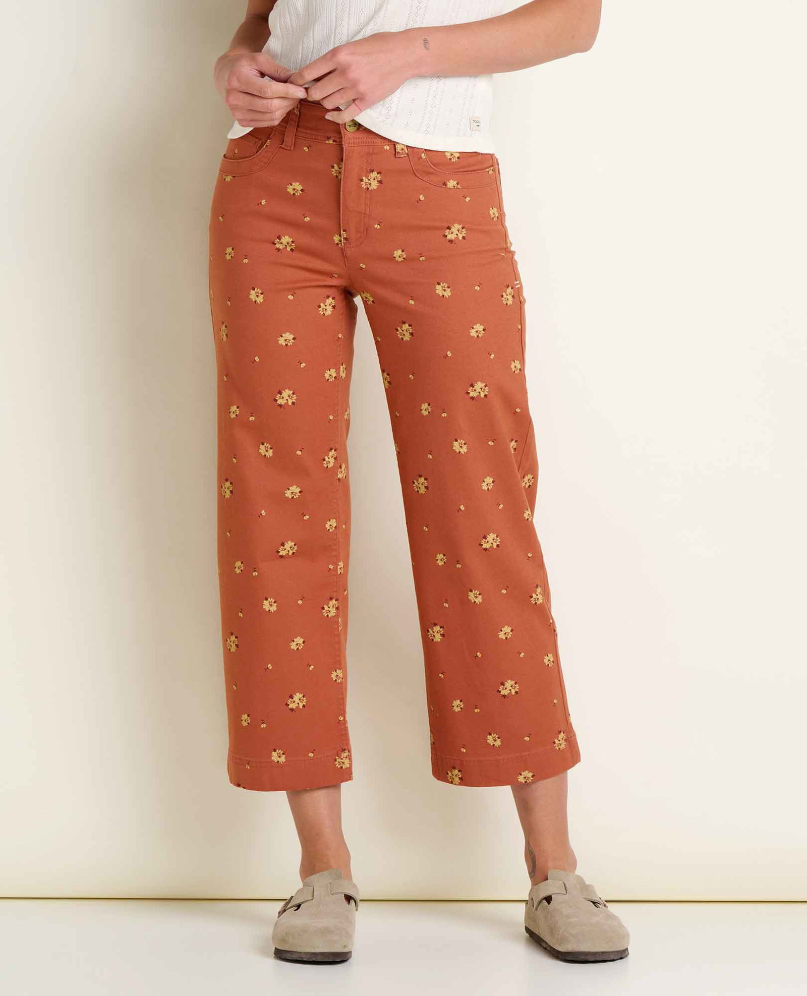 Image of Earthworks Wide Leg Crop Pant