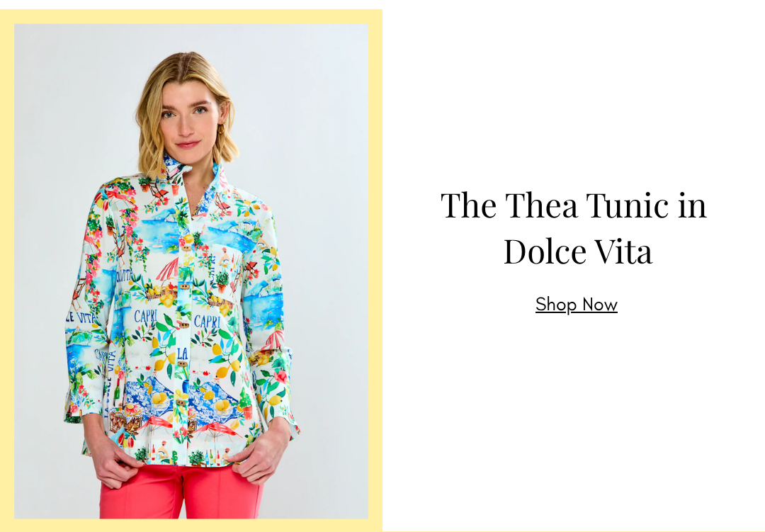 The Thea Tunic in Dolce Vita