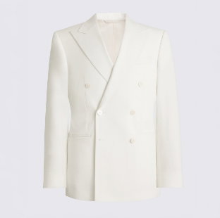 Tailored Fit Off-White Suit