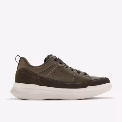 Clarks Men’s Burford Lace Trainers (Khaki / Sizes 6-11)