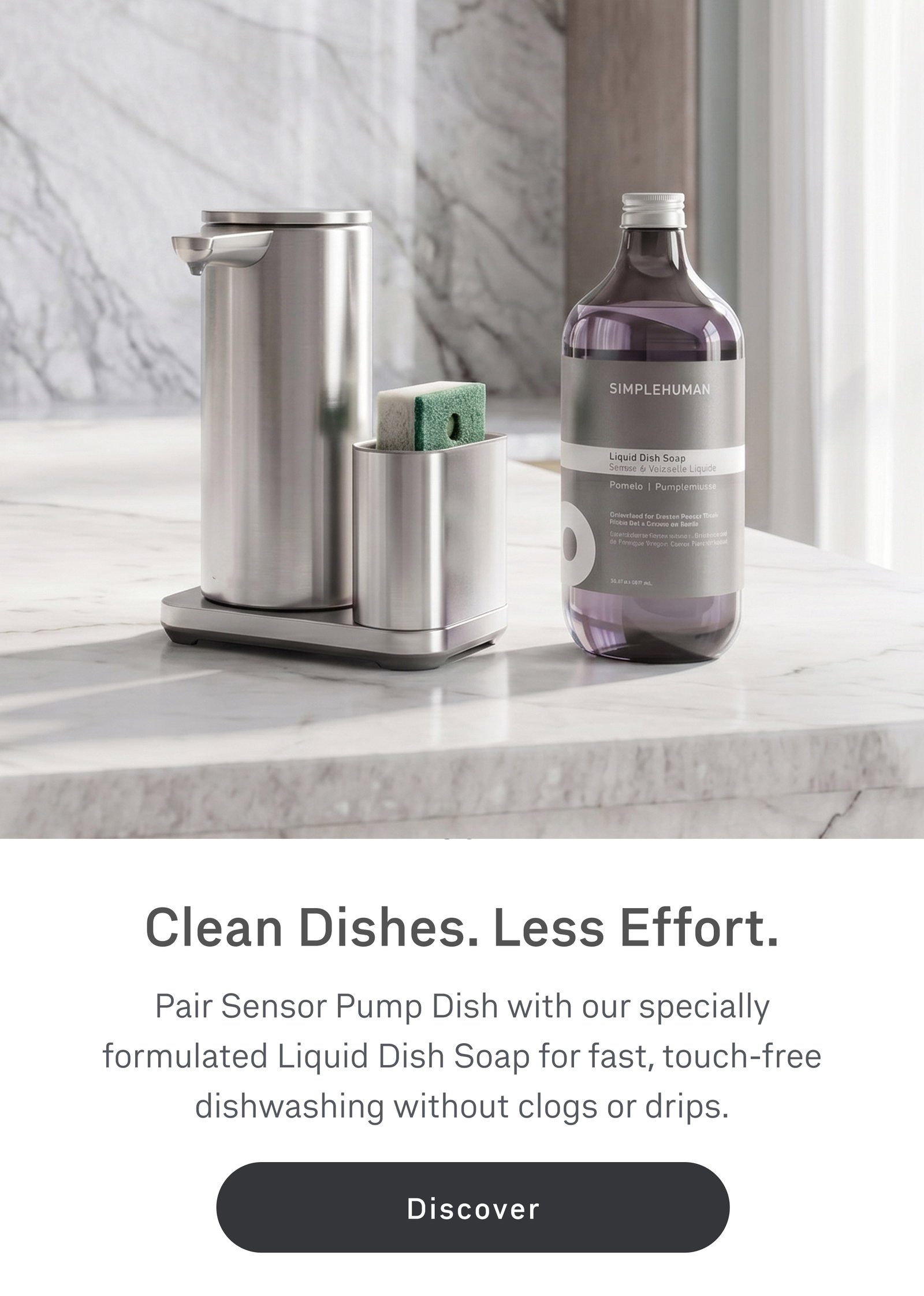 Clean Dishes. Less Effort.
