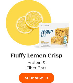 Fluffy Lemon Crisp Protein & Fiber Bars Shop Now >>