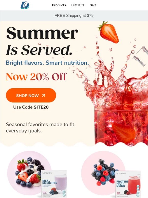 Summer Is Served ☀️ Save 20% Sitewide