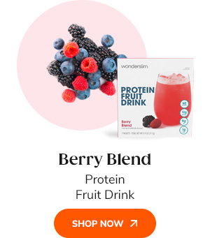 Berry Blend Protein Fruit Drink Shop Now >>