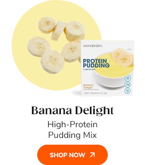 Banana Delight High-Protein Pudding Mix Shop Now >>