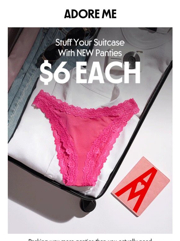 Stuff Your Suitcase With NEW Panties 🍑
