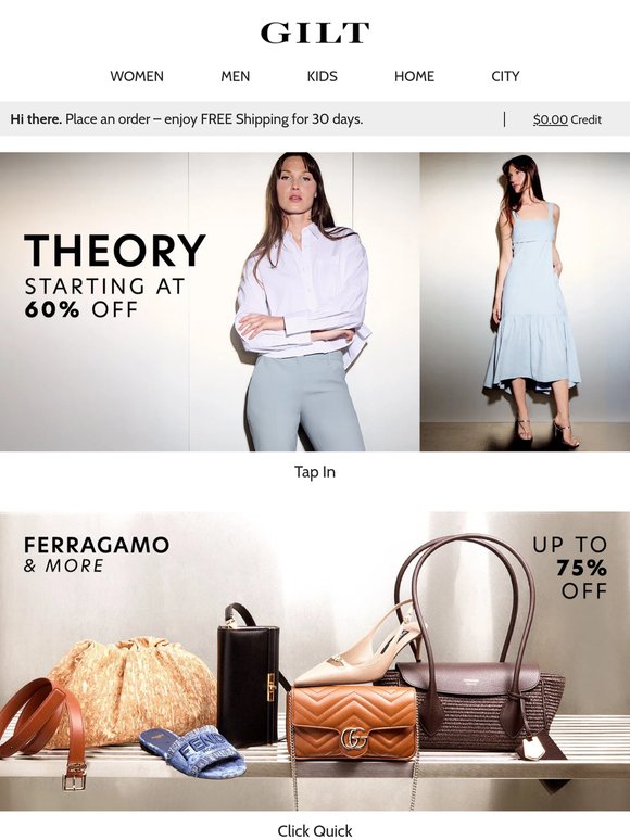 Theory [Starting at 60% OFF]