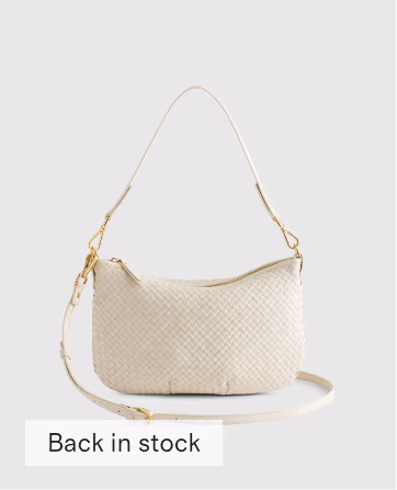 Italian Handwoven Leather Mini Shoulder Bag