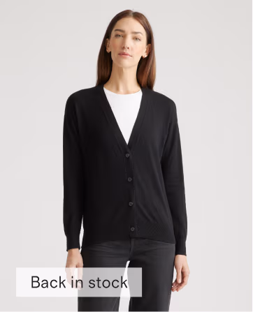 Lightweight Cotton Cashmere Cardigan
