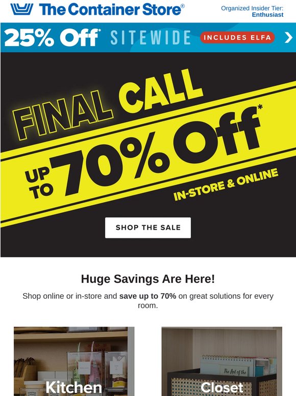 FINAL WEEK🚨 Save Up To 70 Off  🚨
