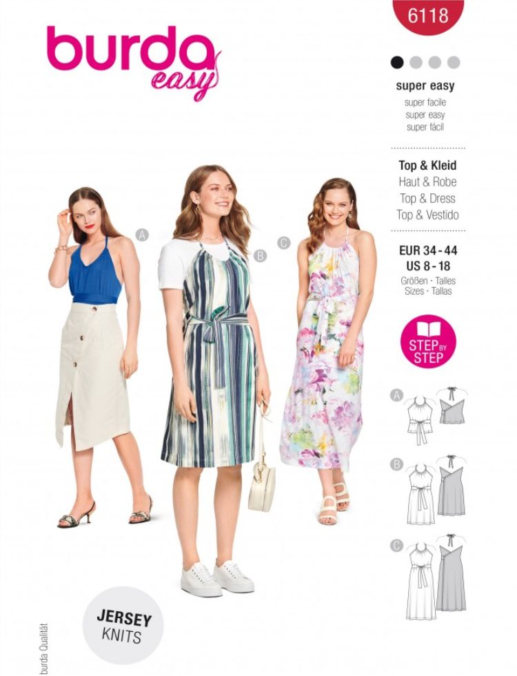 Burda Paper Sewing Pattern 6118