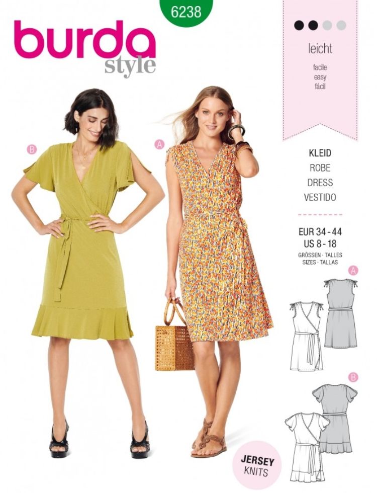 Burda Paper Sewing Pattern 6238