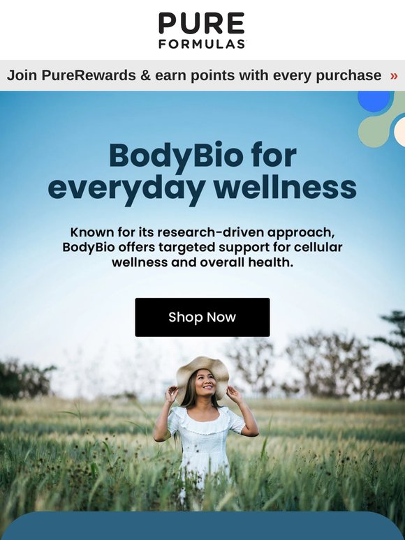 Meet BodyBio: Cellular health, backed by science 🔬