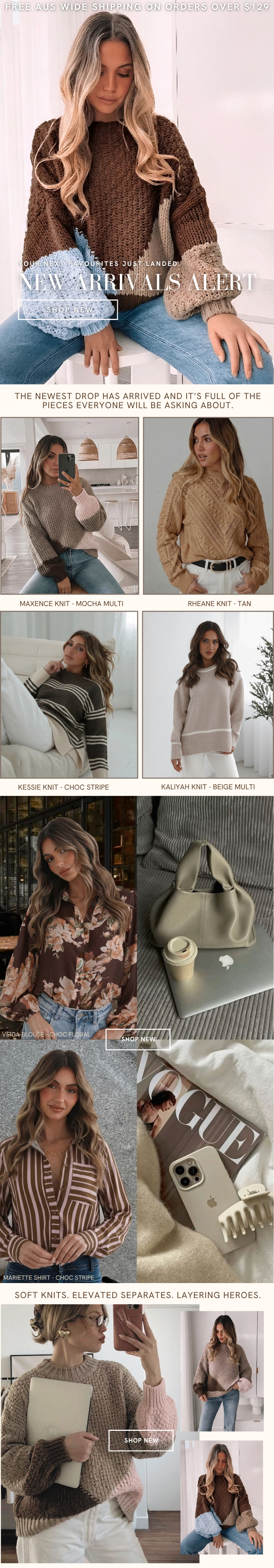 new arrivals