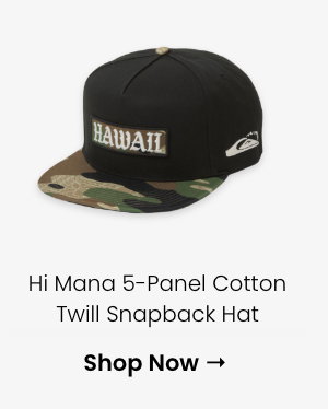 Hi Mana 5-Panel Cotton Twill Snapback Hat