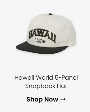 Hawaii World 5-Panel Snapback Hat
