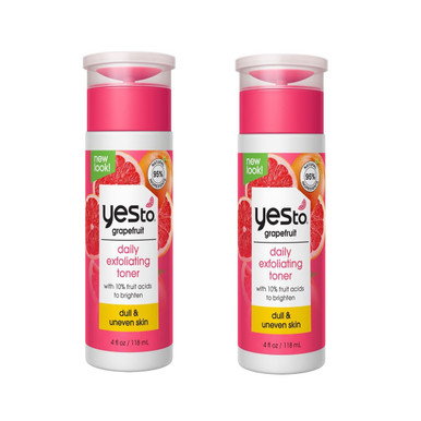 Yes To® Grapefruit Daily Exfoliating Toner, 4 fl. oz. (2-Pack)
