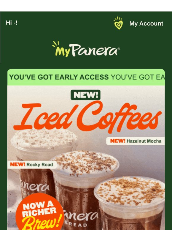NEW Iced Coffees! Try them first