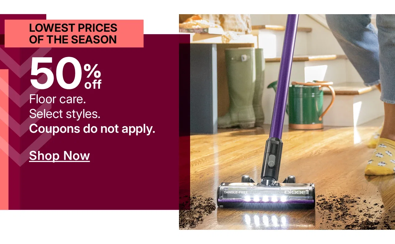 50% off floor care