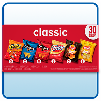 Frito Lay Classic Mix, Variety Pack, 30-Count