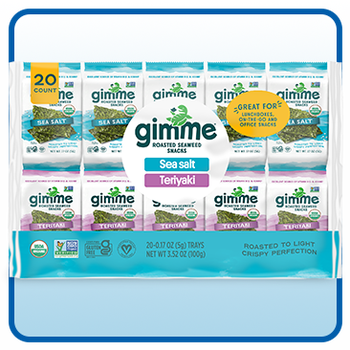 Gimme Organic Seaweed Variety Pack, .17 oz, 20-Count