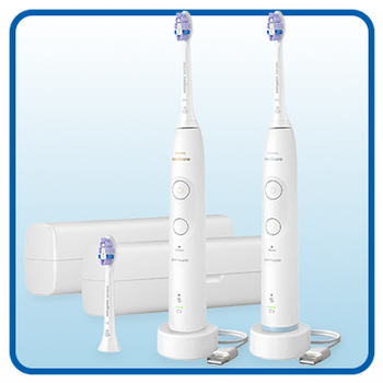 Philips Sonicare Advanced Clean Rechargeable Electric Toothbrush, 2-Pack