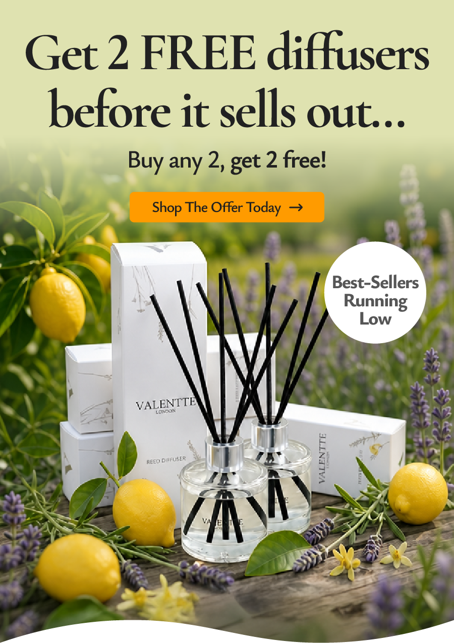 Get 2 FREE diffusers before it sells out… Buy any 2, get 2 free!